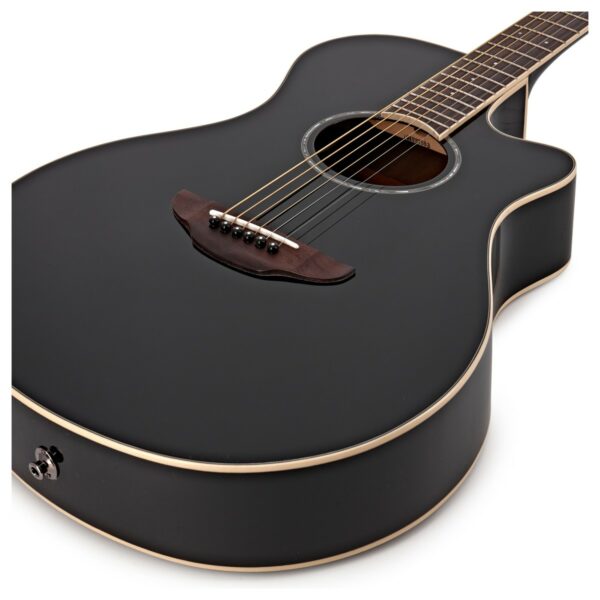 Yamaha Apx600 Black Guitare Electro Acoustique side2