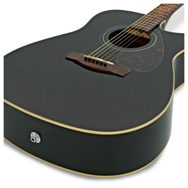 Yamaha Fx370C Black Guitare Electro Acoustique side2