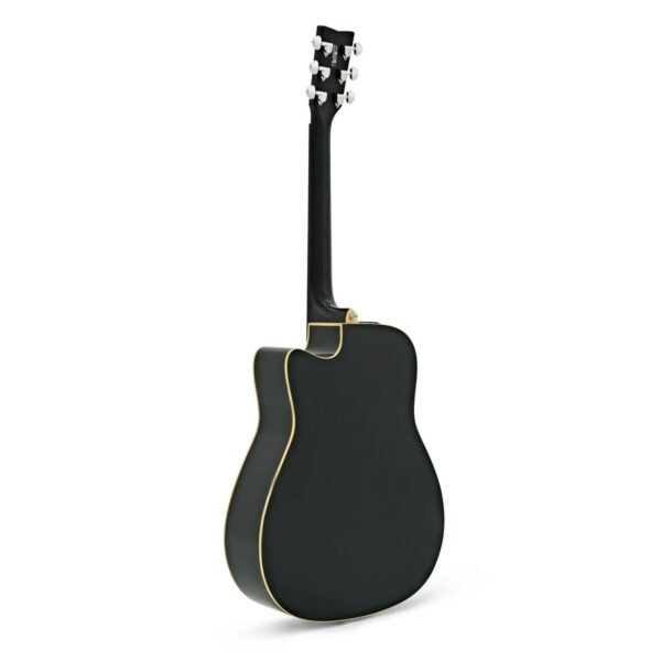 Yamaha Fx370C Black Guitare Electro Acoustique side3