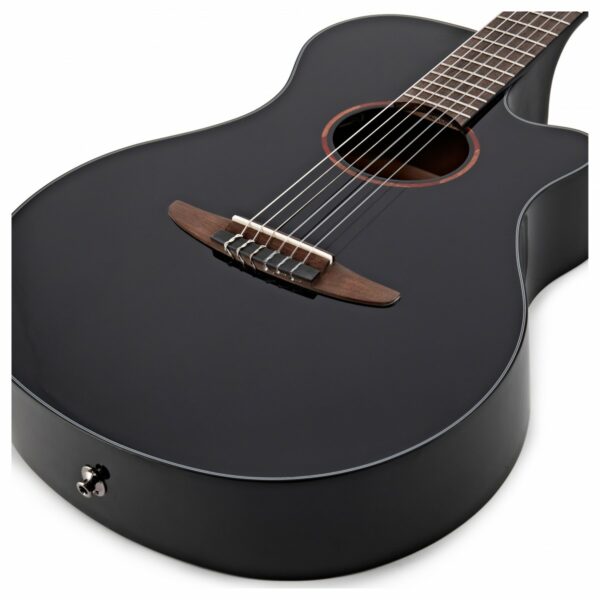 Yamaha Ntx1 Electro Nylon String Black Guitare Electro Acoustique side2