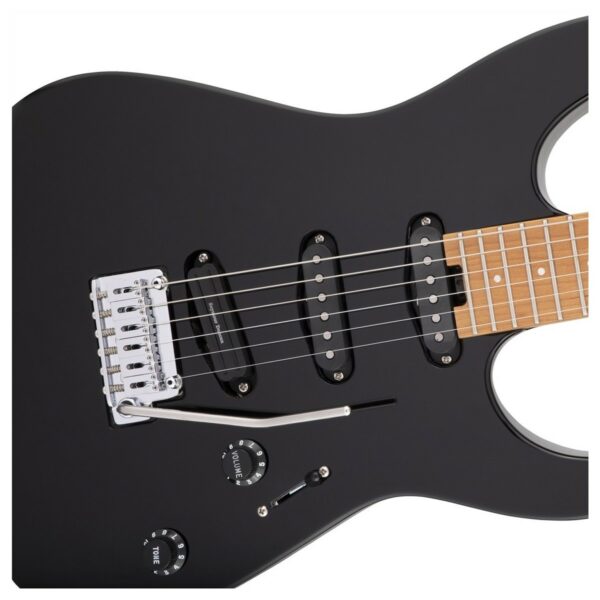 charvel pro mod dk22 sss trem gloss black guitare electrique side4