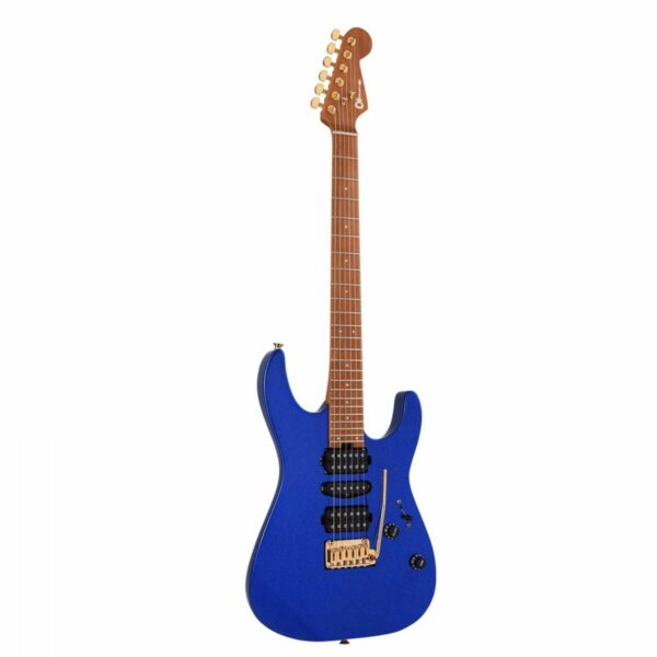 charvel pro mod dk24 hsh 2pt cm mystic blue guitare electrique side2