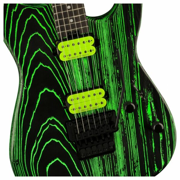 charvel pro mod san dimas style 1 hh fr e ash green glow guitare electrique side4