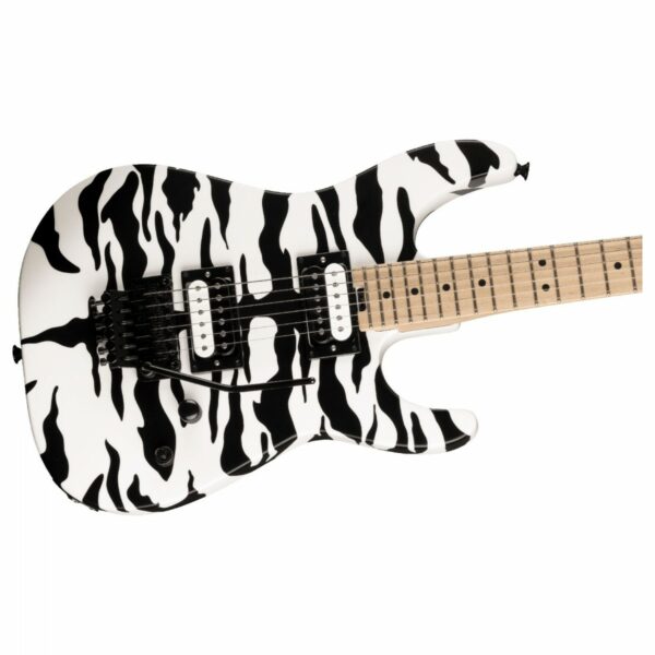 charvel satchel signature pro mod dk22 hh fr m satin white bengal guitare electrique side4