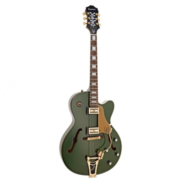 epiphone emperor swingster forest green metallic guitare electrique
