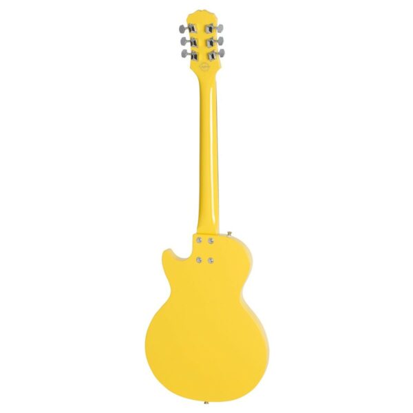 epiphone les paul melody maker e1 previously les paul sl s yellow guitare electrique side3
