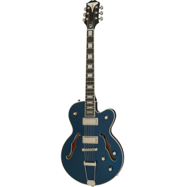 epiphone uptown kat es sapphire blue metallic guitare electrique