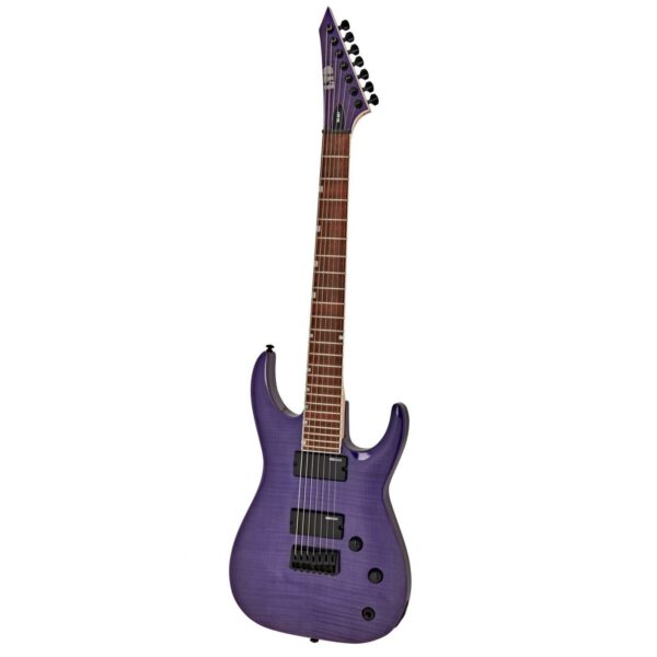 esp ltd brian welch sh 207 see thru purple guitare electrique