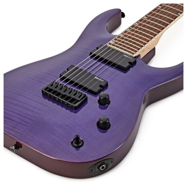 esp ltd brian welch sh 207 see thru purple guitare electrique side2