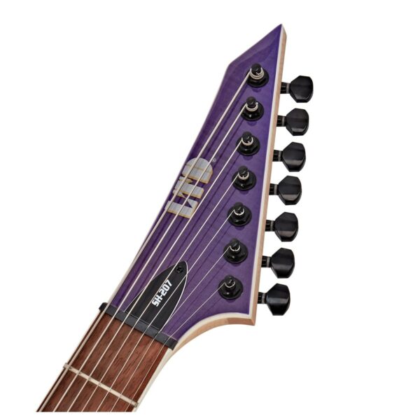 esp ltd brian welch sh 207 see thru purple guitare electrique side4