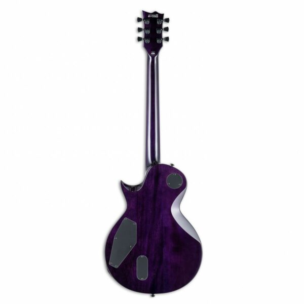 esp ltd ec 1000 qm see thru purple sb guitare electrique side2
