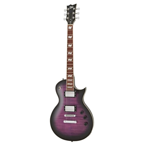 esp ltd ec 256fm see thru purple sunburst guitare electrique