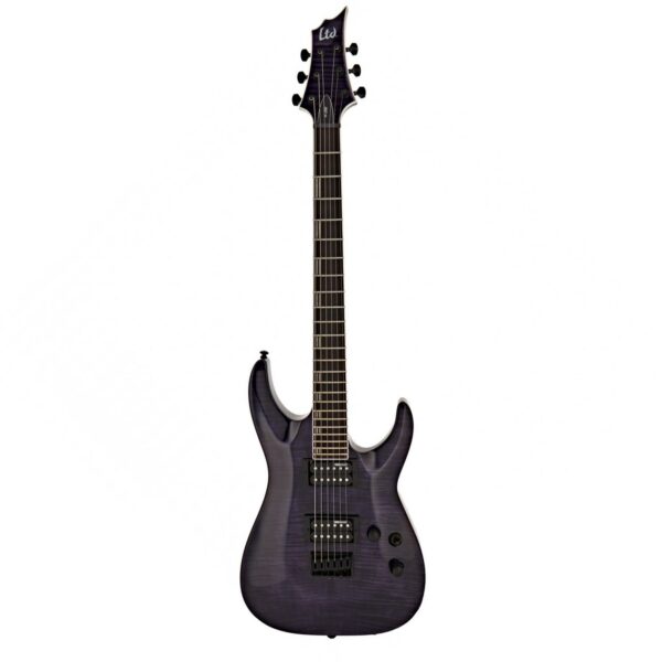 esp ltd h 200 see thru purple guitare electrique