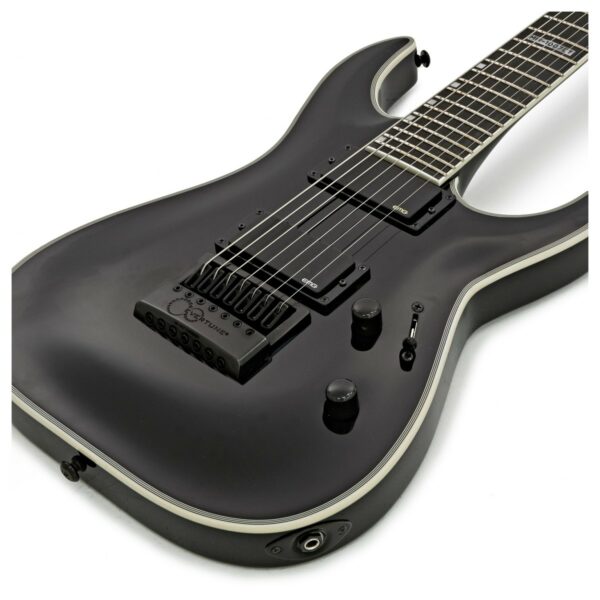 esp ltd mh 1007 evertune black guitare electrique side2