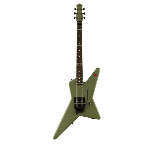 evh limited edition star matte army drab guitare electrique