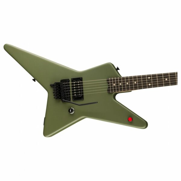 evh limited edition star matte army drab guitare electrique side3