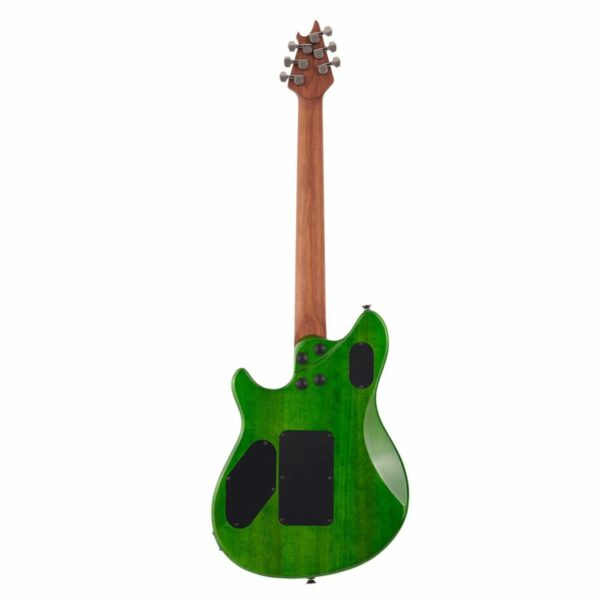 evh wolfgang standard qm transparent green guitare electrique side3