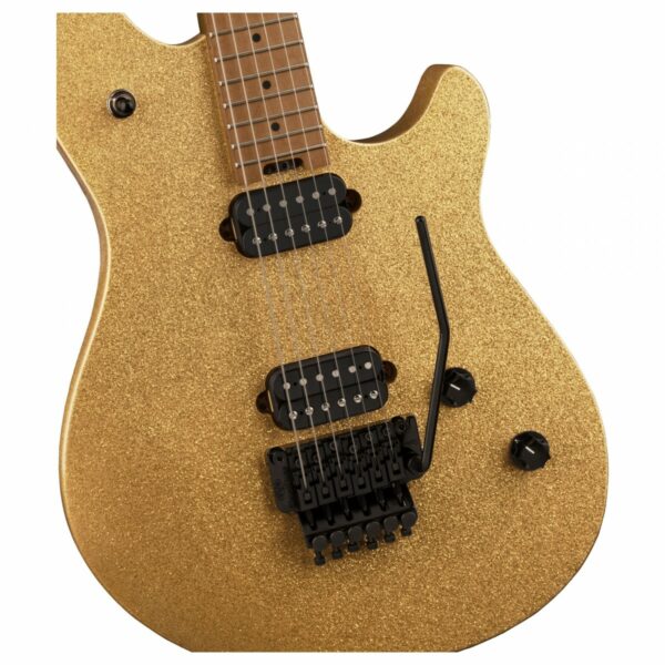 evh wolfgang wg standard gold sparkle guitare electrique side3