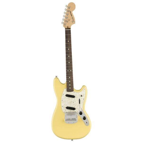 fender american performer mustang vintage white guitare electrique