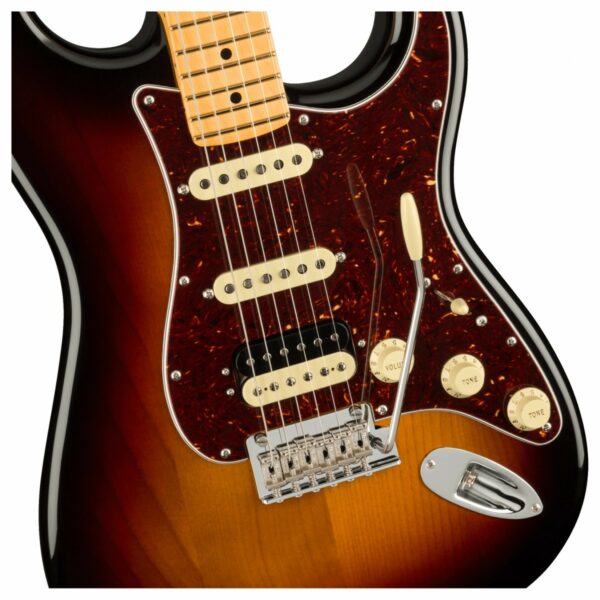 fender american pro ii stratocaster hss mn 3 tone sunburst guitare electrique side4