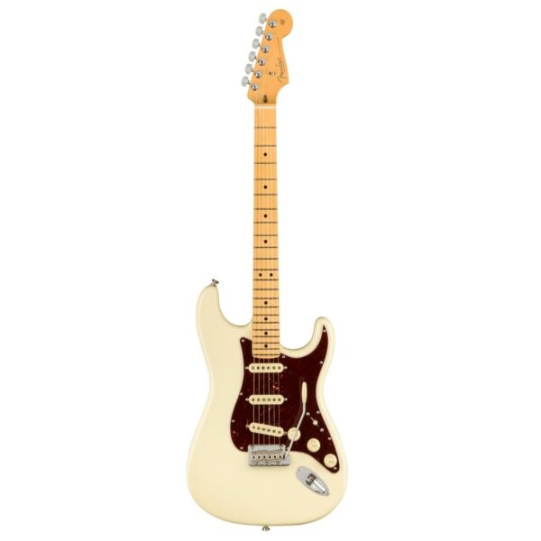 fender american pro ii stratocaster mn olympic white guitare electrique