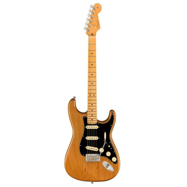fender american pro ii stratocaster mn roasted pine guitare electrique