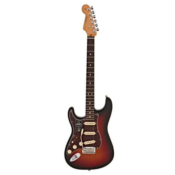 fender american pro ii stratocaster rw lh 3 tone sunburst guitare electrique gaucher