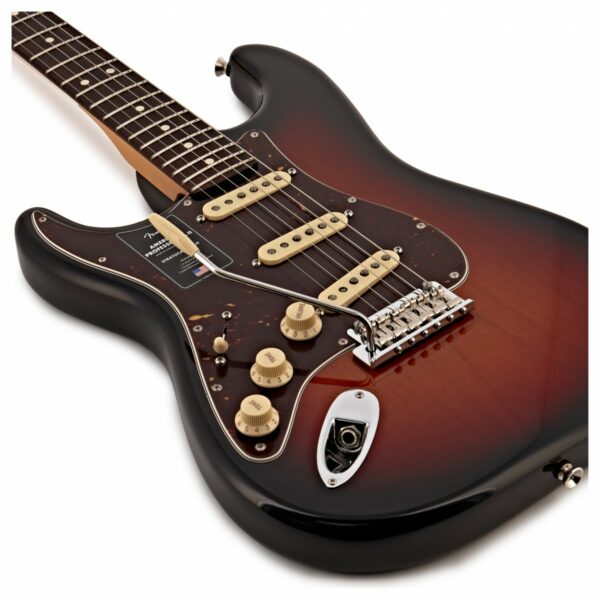 fender american pro ii stratocaster rw lh 3 tone sunburst guitare electrique gaucher side2