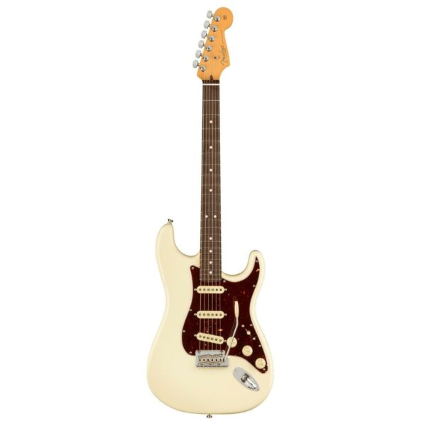 fender american pro ii stratocaster rw olympic white guitare electrique