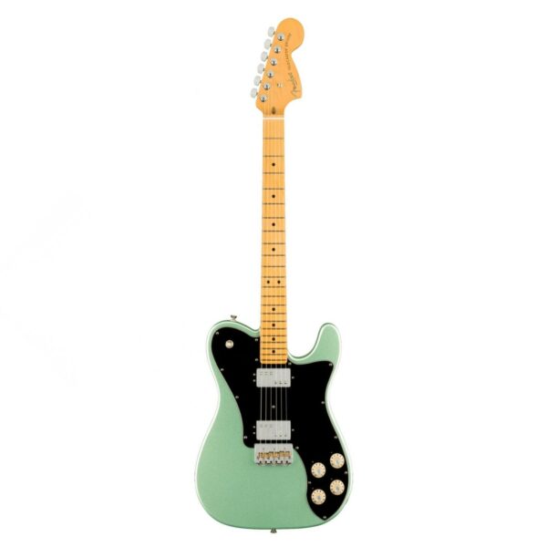fender american pro ii telecaster deluxe mn mystic surf green guitare electrique