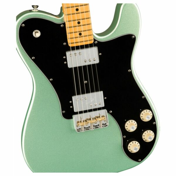 fender american pro ii telecaster deluxe mn mystic surf green guitare electrique side3