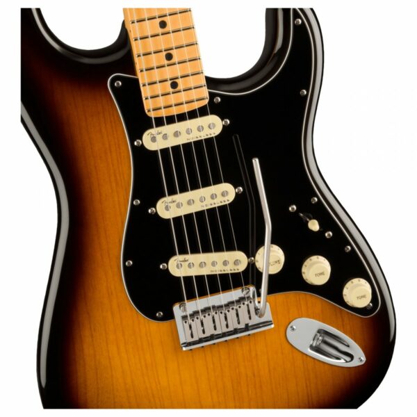 fender american ultra luxe stratocaster mn 2 tone sunburst guitare electrique side4