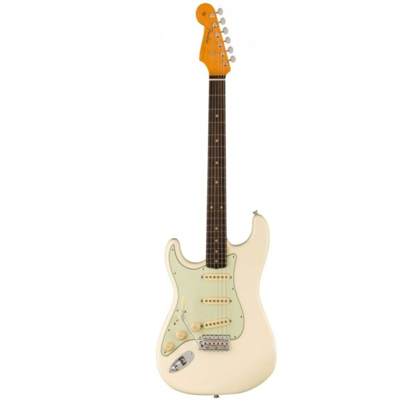 fender american vintage ii 1961 stratocaster lh olympic white guitare electrique gaucher