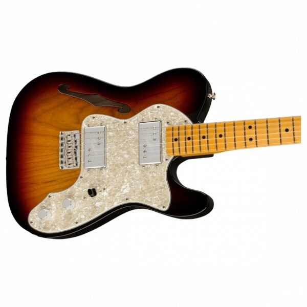fender american vintage ii 1972 telecaster thinline 3 color sunburst guitare electrique side3