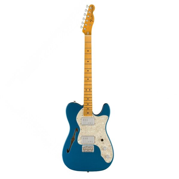 fender american vintage ii 1972 telecaster thinline lake placid blue guitare electrique