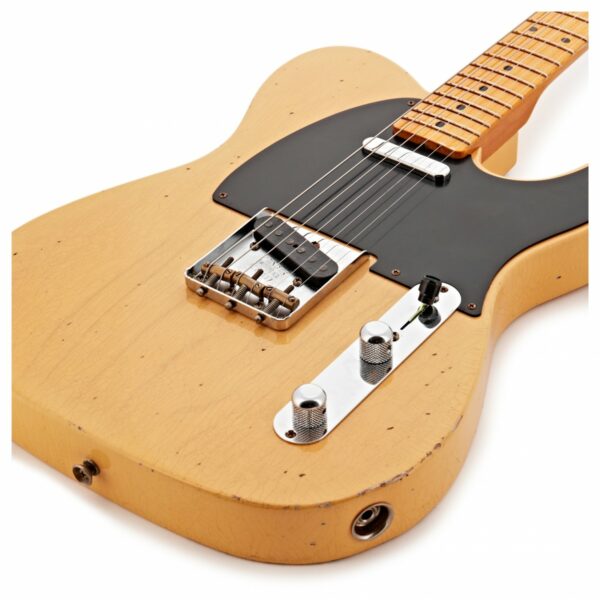 fender custom shop 53 telecaster relic aged nocaster blonde guitare electrique side2