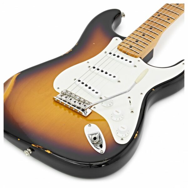 fender custom shop 56 stratocaster relic closet 2 color sunburst guitare electrique side2