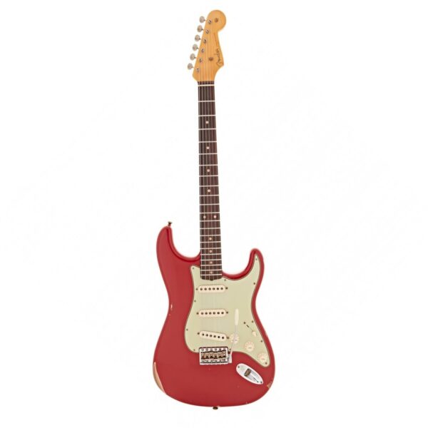 fender custom shop 60 stratocaster relic rw dakota red guitare electrique