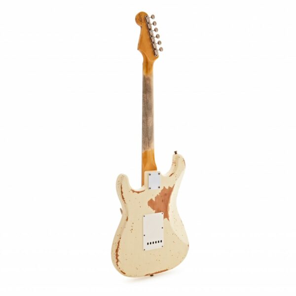 fender custom shop 62 stratocaster heavy relic rw vintage white guitare electrique side3