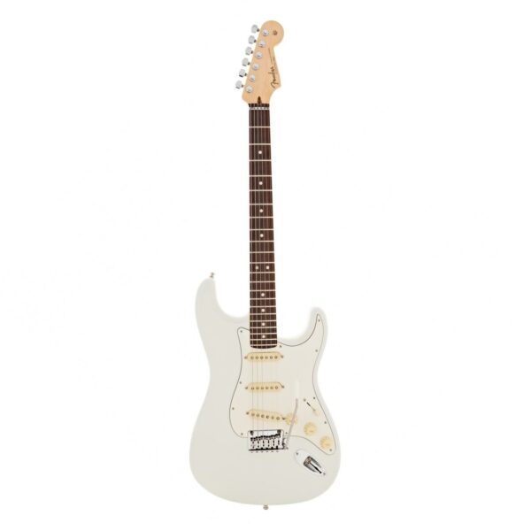 fender custom shop jeff beck stratocaster olympic white guitare electrique