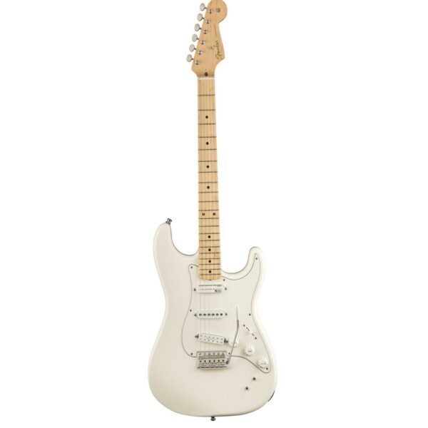 fender ed obrien sustainer stratocaster olympic white guitare electrique