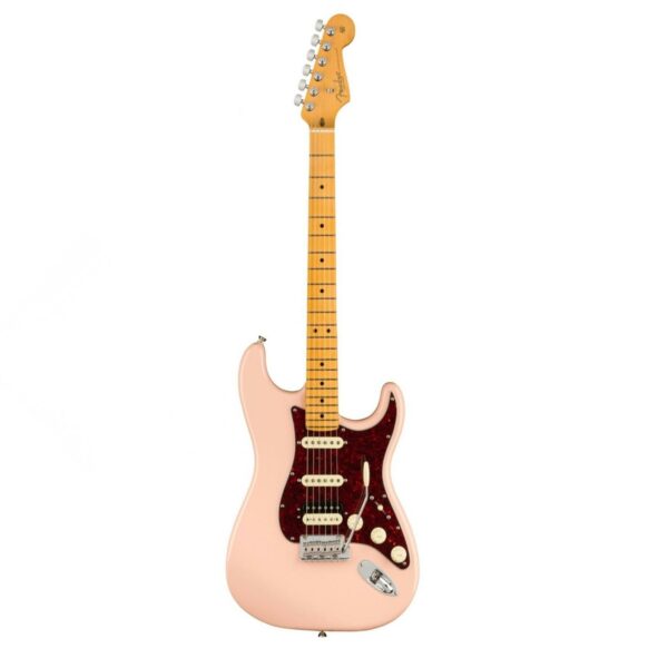 fender fsr american pro ii stratocaster hss shell pink guitare electrique