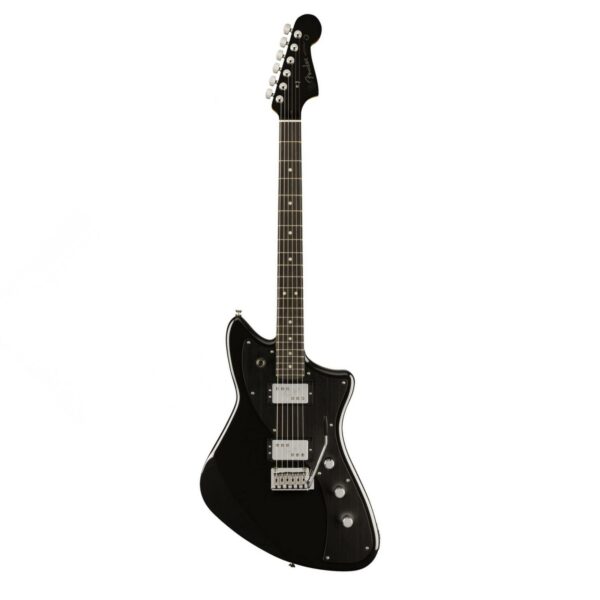 fender limited edition player plus meteora ebony fingerboard black guitare electrique