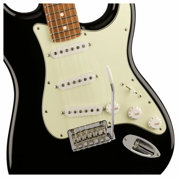 fender ltd ed player stratocaster roasted neck fat 60s pickups black guitare electrique side3
