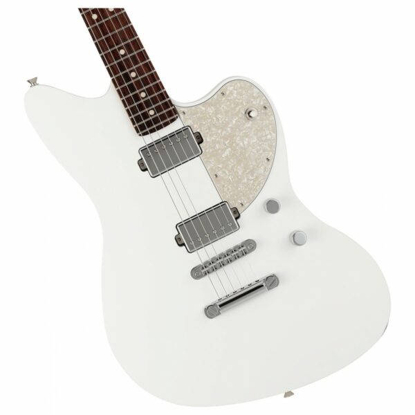 fender made in japan elemental stratocaster rw nimbus white guitare electrique side4