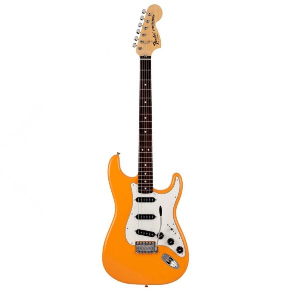 fender made in japan ltd ed intl color stratocaster rw capri orange guitare electrique