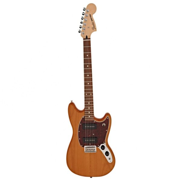 fender player mustang 90 pf aged natural guitare electrique