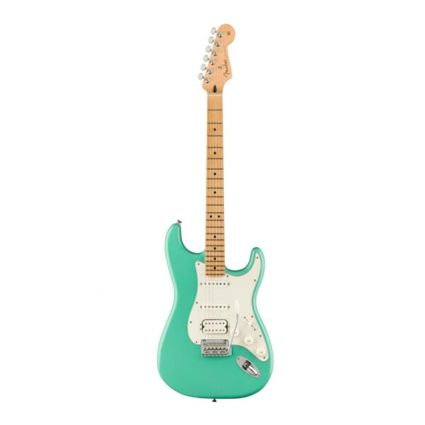 fender player stratocaster hss mn sea foam green guitare electrique