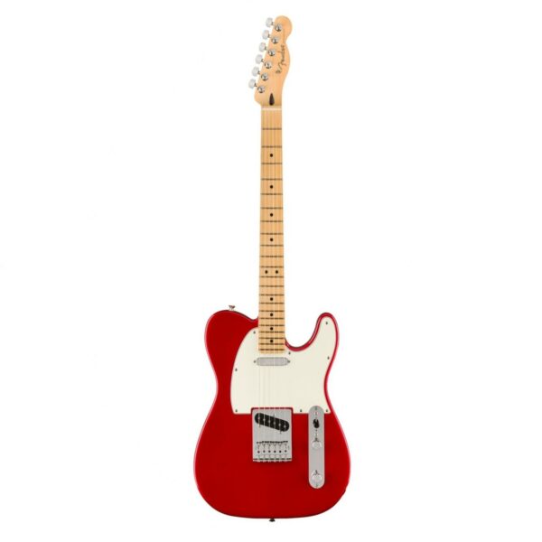 fender player telecaster mn candy apple red guitare electrique