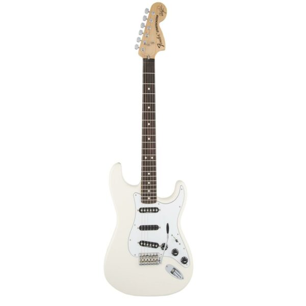 fender ritchie blackmore stratocaster olympic white guitare electrique